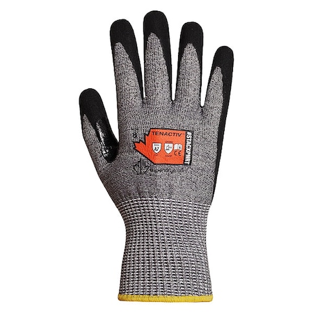 Cut Resistant Coated Gloves, Cut Level A7 ,Nitrile ,Textured ,S 1 PR