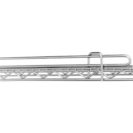 Shelf Ledge, 1"D x 60"W x 1"H, Silver