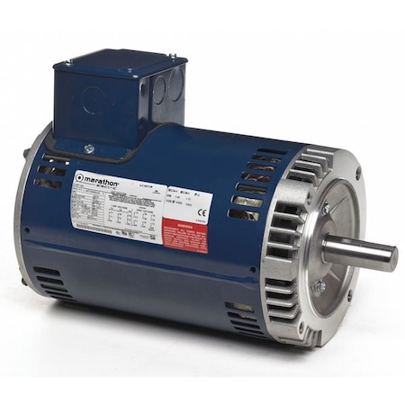 Three-Phase General Purpose Motor, 5 HP, 182TC Frame, 230/460V AC Voltage, 3500 rpm Nameplate RPM