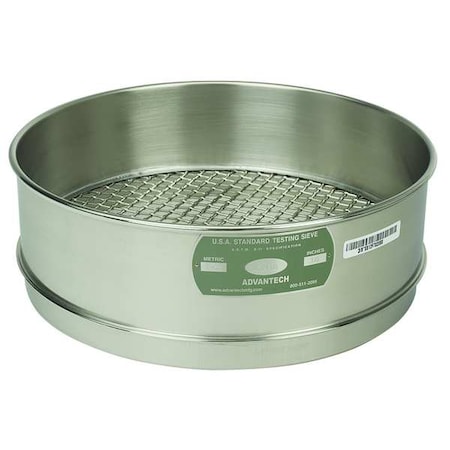 Sieve, No 20 S./S, 12 In, Full Ht