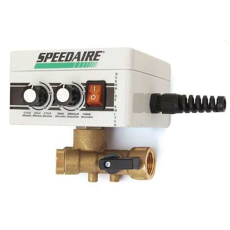 Auto Drain Valve,Drain Size 1/2",4.0 gpm