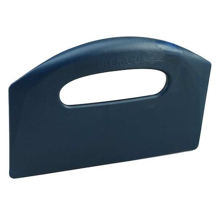 Bench Scraper,Poly,8-1/2 x 5 In,MD Blue