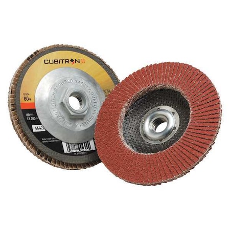Flap Disc,T29,4-1/2in. x 5/8-11,80