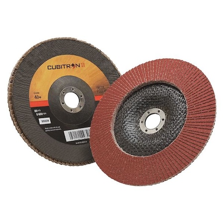 Flap Disc,T29,7in. x 7/8in.,40