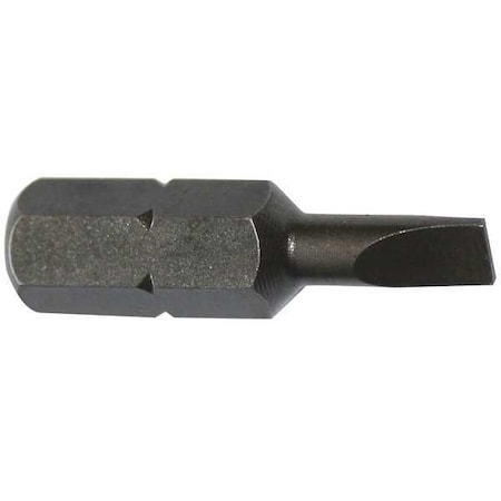 Torsion Bit, SAE, 1/4", Hex, 6F-7R, 1", PK5