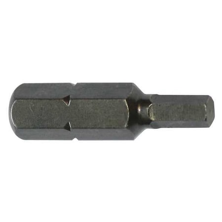 Torsion Bit, SAE, 1/4", Hex, 1/16", 1", PK5