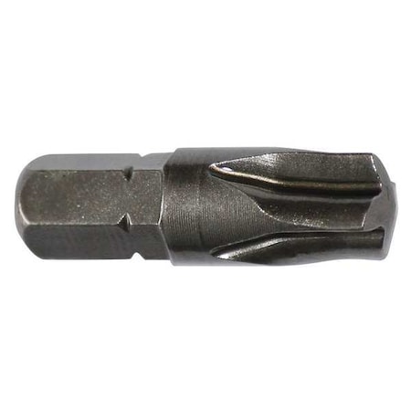 Torsion Bit,SAE,1/4",Hex,No 1,1",PK5