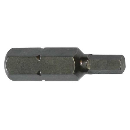 Torsion Bit, SAE, 1/4", Hex, 3/8", 1-1/4", PK5