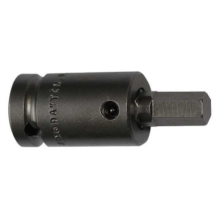 Socket Bit,1/2 in. Dr,5/16 in. Hex,PK5