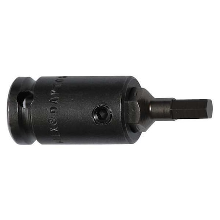 Socket Bit,3/8 in. Dr,3/8 in. Hex,PK5