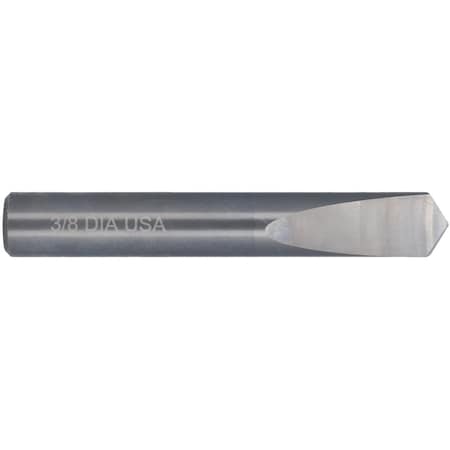118 Degree Solid Carbide Spade Drill Chicago-Latrobe 780 Bright Carbide RHC 3/8