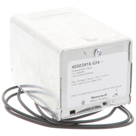 V4043A POWERHEAD ASSBLY,2 WAY,18" LEADS ON MANUAL OPENER END,120/60