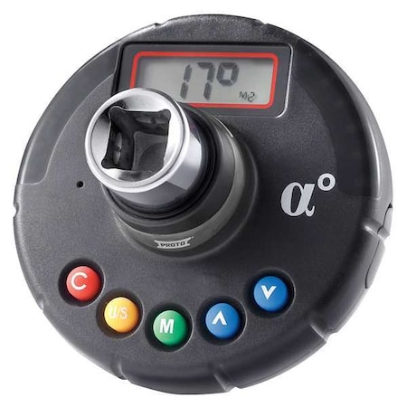 Torque Angle Meter,3/8 in Dr,100 ft.-lb.