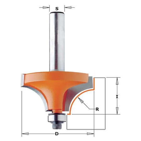 Beading Router Bit,HW,1 in
