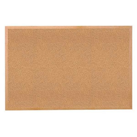 Cork Bulletin Board 96x48", Wood Frame