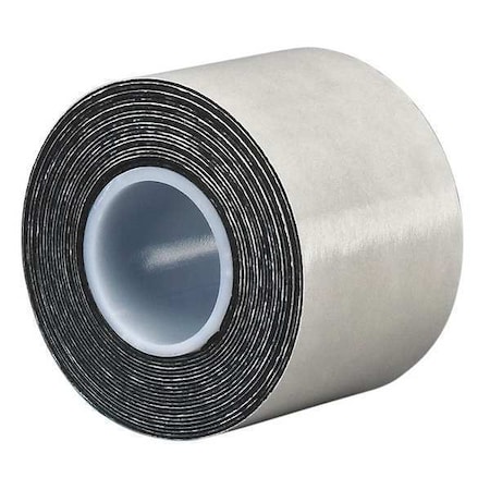 Double-Sided Foam Tape, 1/2 in W, 5 yd L, 1/32 in, Vinyl, Double-Sided