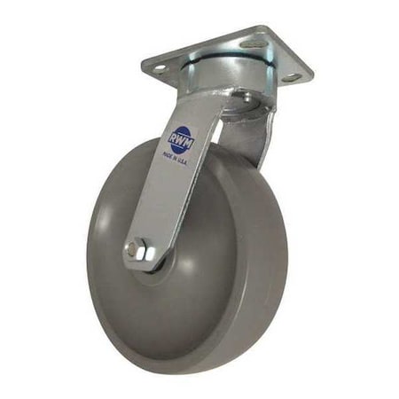 Kngpnls Swl Plate Caster,Nylon,5",1200lb