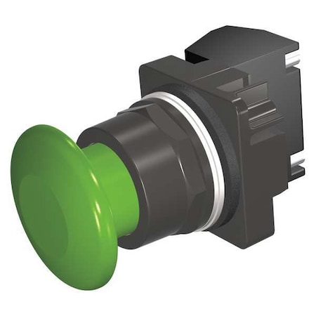 Push Button Operator, 30 mm, 1NO, Green