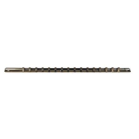 Socket Bar 1/4" Drive w/ 16 Clips - 17"