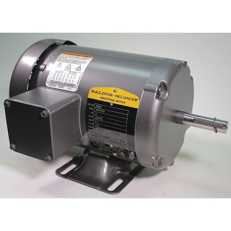 Three-Phase General Purpose Motor, 1/2 HP, 56 Frame, 230/460V AC Voltage, 1,725 Nameplate RPM