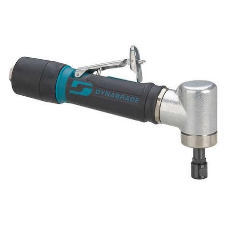 7 Degree Offset Die Grinder, 1/4 in NPT Female Air Inlet, 1/4 in Collet, Heavy Duty, 25,000 RPM