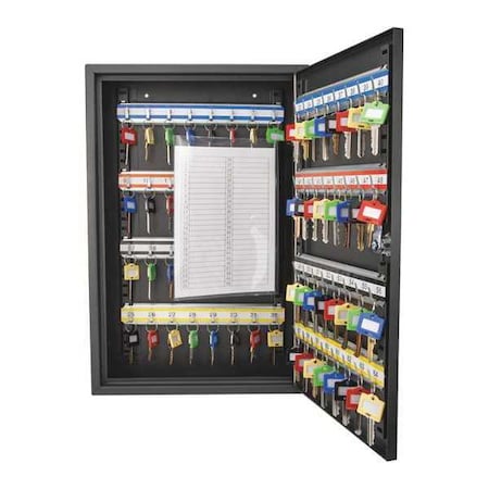 Key Cabinet,64 Capacity,18" H