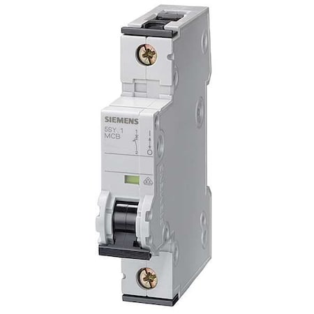 Circuit Breaker, 5SY6 Series, 6A, 1 Pole, 230/400V AC, 5kA at 230/400V AC, C Curve
