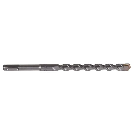 2-Cutter Hammer Drill Bit 5/8" x 12"L, SDS Plus