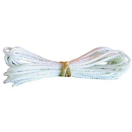 Braided Halyard,5/16 In.Dia,White