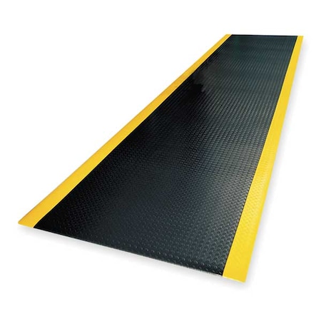 Antifatigue Mat, 20 ft. L x 2 ft. W, 1/2" Thickness, Closed Cell PVC Foam, Diamond Plate