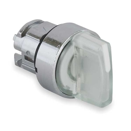 Illum Selector Switch,3 Pos,22mm,White