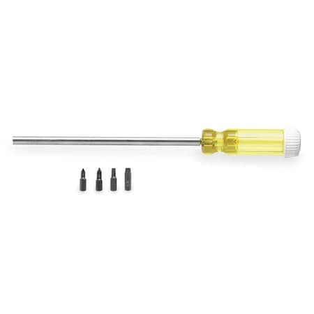 Phillips, Slotted Bit 11 1/4 in, Drive Size: 1/4 in , Num. of pieces:5