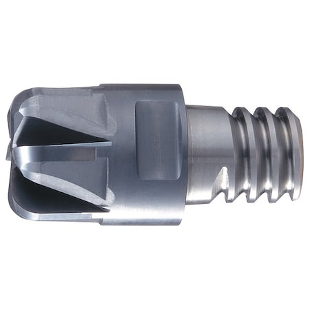 Exchangeable Head End Mill, 78PXRE Series, 1.0000" Max Cut Dia, 0.500" Depth of Cut
