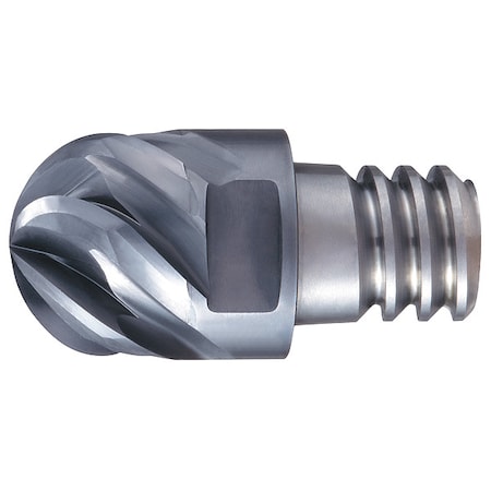 Exchangeable Head End Mill, 78PXBM Series, 0.6250" Max Cut Dia, 0.438" Depth of Cut