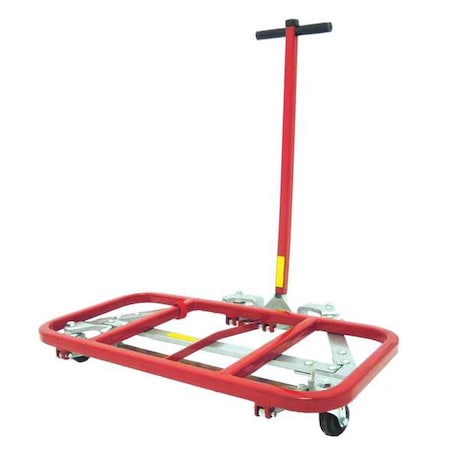 Desk Mover, 600 lb. Cap, 16"D x 40"W x 9-3/4"H