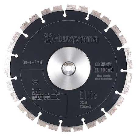 Diamond Saw Blade, 9 in Dia, 0.11 in Thick, 2 PK
