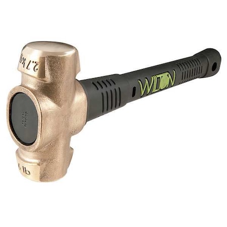 Sledge Hammer,6 lb.,16 In,Rubber/Steel