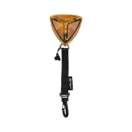 Warning Light,Amber,LED,2 AA Batteries
