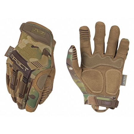 Tactical Glove, Armortex(R) Palm, 10" Length, Slip-On Cuff, Full Finger with Reinforced Fingertips