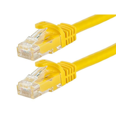 Ethernet Cable,Cat 6,Yellow,25 ft.