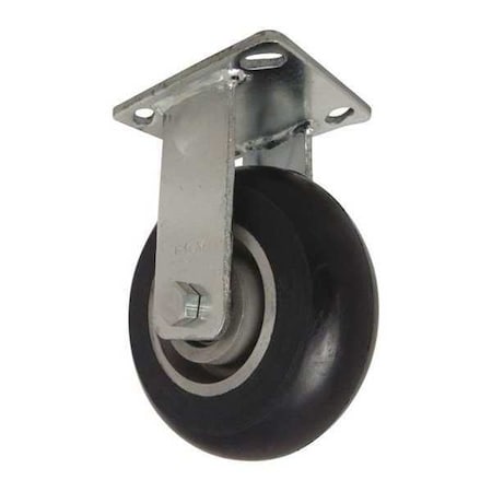 Rigid Plate Caster,Polyurethane,700 lb.