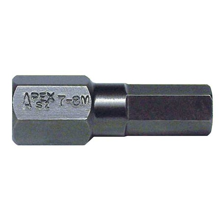 Torsion Bit, Metric, 7/16", Hex, 8mm, 7/8"