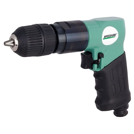 Air Drill, Keyless, 3/8 In, 1800 RPM