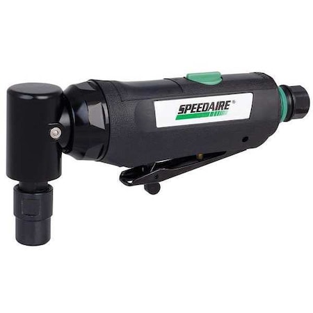 Right Angle Die Grinder, 1/4 in NPT Female Air Inlet, 1/4 in Collet, Medium Duty, 20,000 RPM