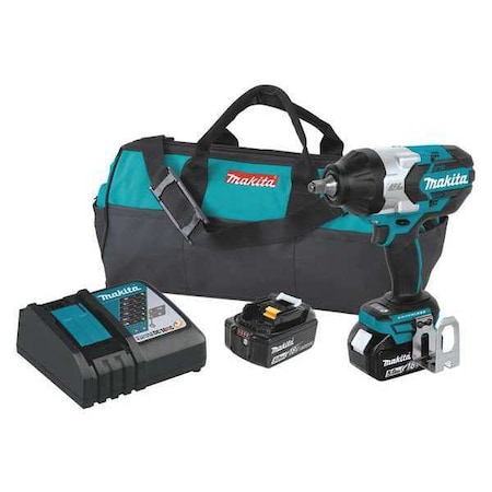 18V LXT Brushless High-Torque 1/2" Impact Wrench Kit (5.0Ah)