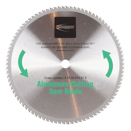 14", Cutoff Saw Blade,Aluminum