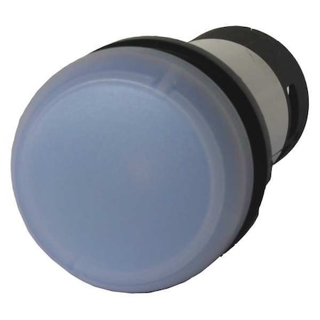 Raised Indicator Light,White,120VAC