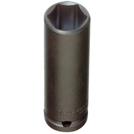 1/2 " Drive Impact Socket Deep Socket, black oxide, Steel,24 mm
