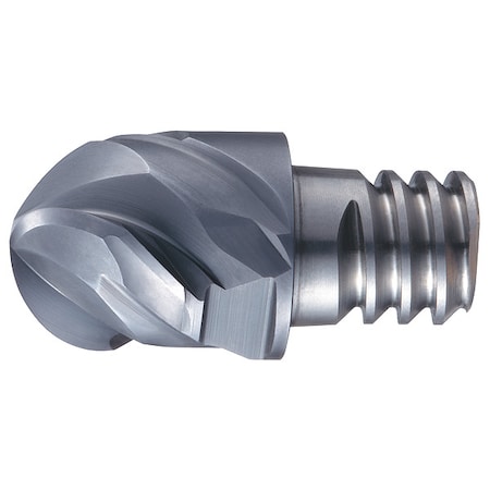 Exchangeable Head End Mill, 78PXBE Series, 0.5000" Max Cut Dia, 0.350" Depth of Cut