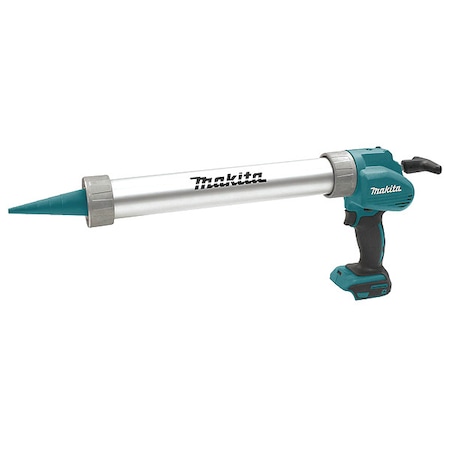Caulk Gun, Silver/Blue/Black, 20 oz Capacity, 18V DC
